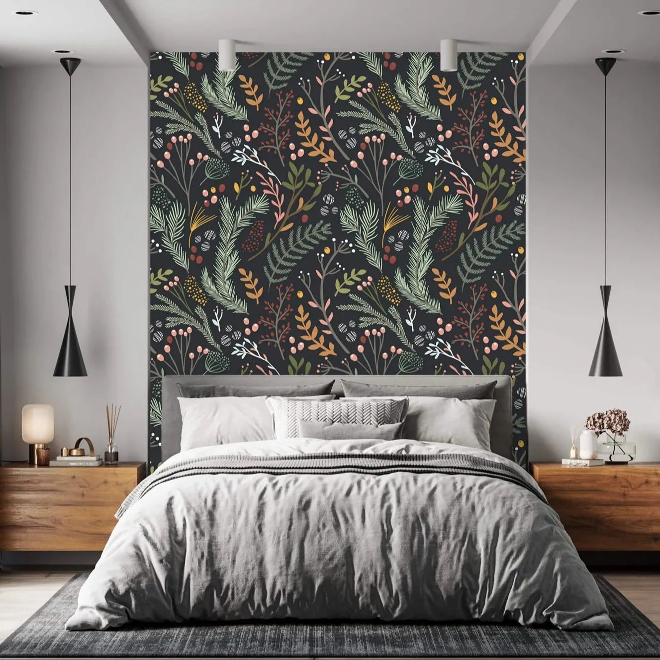 Leaves Peel and Stick Botanica - Herbal Wallpaper reseña y precio