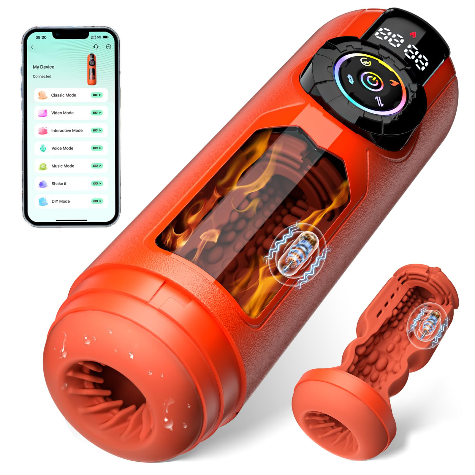 KUSHOR Heating Automatic Male  - Wellness X reseña y precio