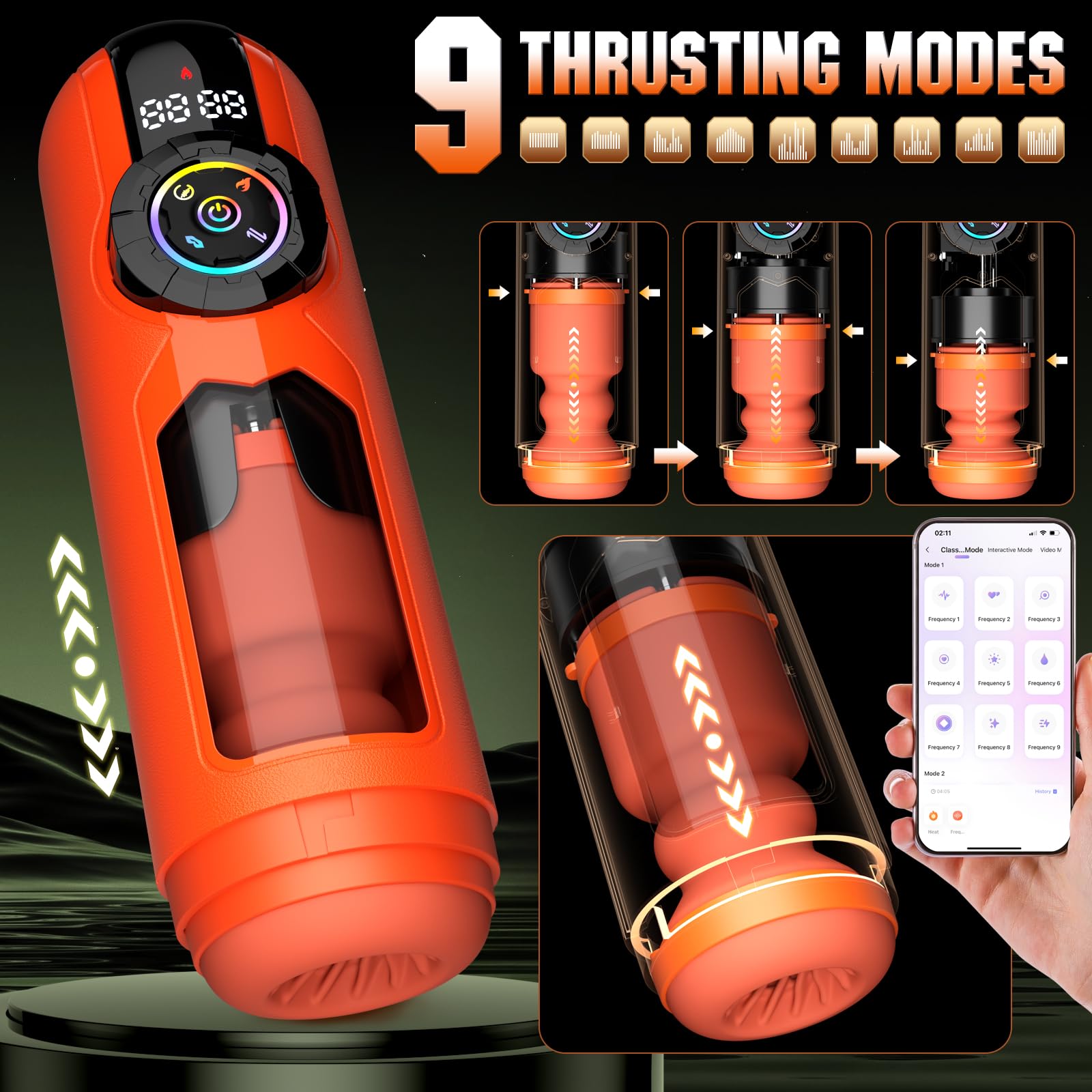KUSHOR Heating Automatic Male  - Wellness X reseña y precio