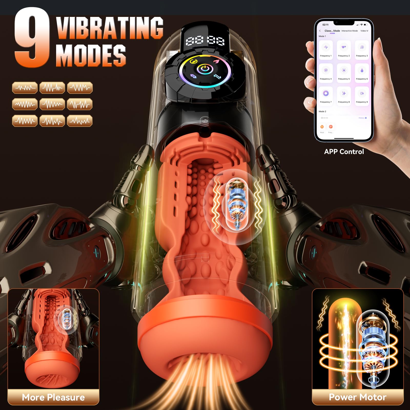 KUSHOR Heating Automatic Male  - Wellness X reseña y precio